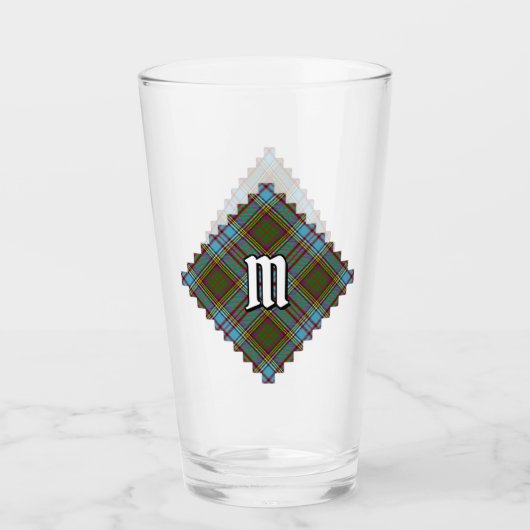 Clan Anderson Tartan Glass Glas (Vorderseite)