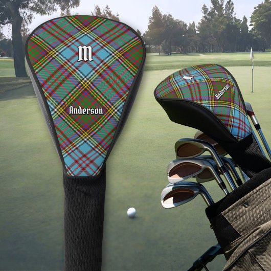 Clan Anderson Tartan Golf Head Cover Headcover