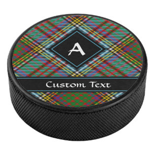 Clan Anderson Tartan Hockey Puck