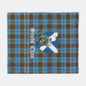 Clan Anderson Tartan Kariert Fleecedecke (Vorderseite (Horizontal))