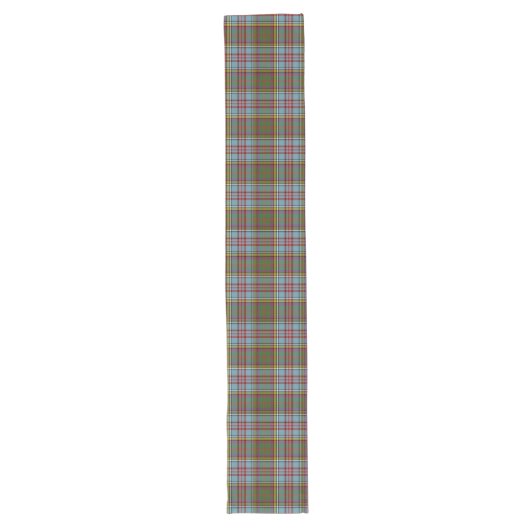 Clan Anderson Tartan Kariert Großer Tischläufer (Vorderseite)