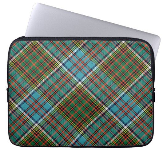 Clan Anderson Tartan Kariert Laptop Cover (Vorderseite)