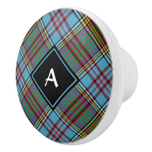 Clan Anderson Tartan Keramik Knob Keramikknauf (Rechts)