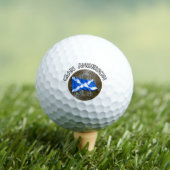 Clan Anderson Tartan Knot & Flag Golfball (Insitu T-Shirt)