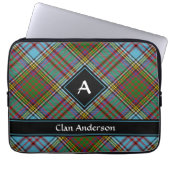 Clan Anderson Tartan Laptop Sleeve (Vorderseite)