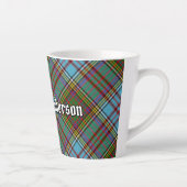 Clan Anderson Tartan Latte Tasse (Rechts)