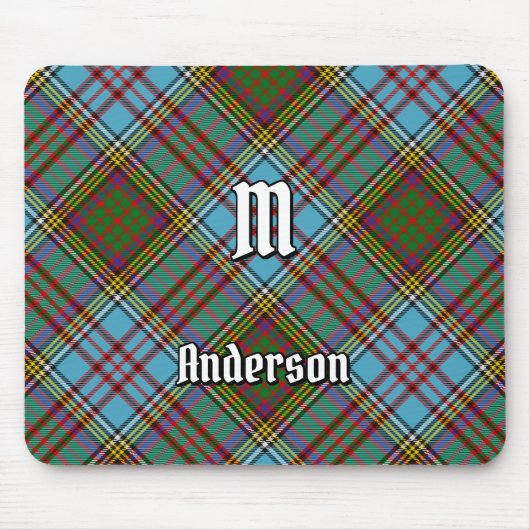 Clan Anderson Tartan Mouse Pad Mousepad (Vorne)