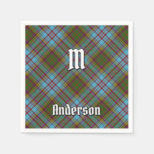 Clan Anderson Tartan Napkins Serviette