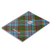 Clan Anderson Tartan Notebook Notizblock (Linke Seite)