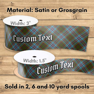 Clan Anderson Tartan Satin Ribbon Satinband
