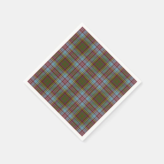 Clan Anderson Tartan Serviette (Ecke)