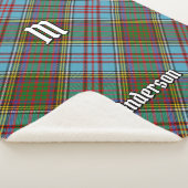 Clan Anderson Tartan Sherpa Blanket Sherpadecke (3/4)
