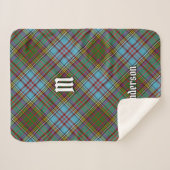 Clan Anderson Tartan Sherpa Blanket Sherpadecke (Vorderseite (Horizontal))