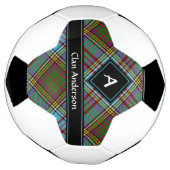 Clan Anderson Tartan Soccer Ball (Gedreht)