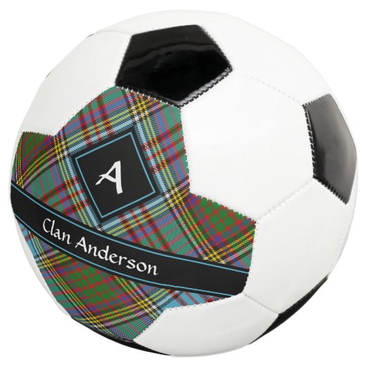 Clan Anderson Tartan Soccer Ball (Dreiviertel)