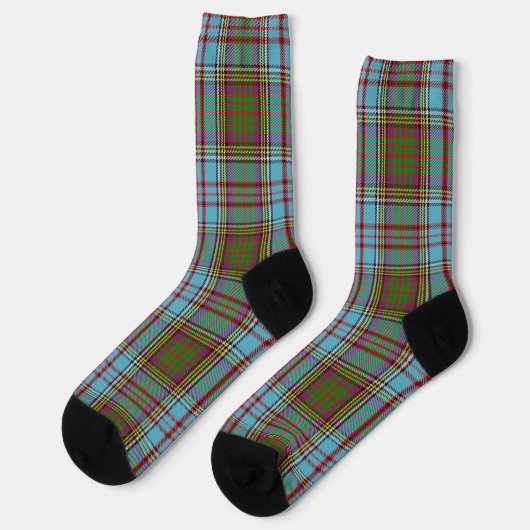 Clan Anderson Tartan Socks Socken (Linkes Detail)