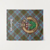 Clan Anderson Tartan Tapestry Wandteppich (Vorderseite (Horizontal))