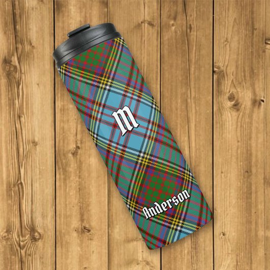 Clan Anderson Tartan Thermal Tumbler Thermosbecher