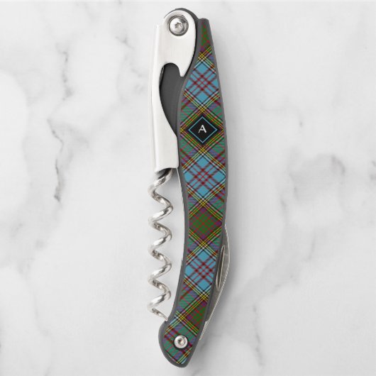 Clan Anderson Tartan Waiter's Corkschraube Kellnermesser (Vorderseite)