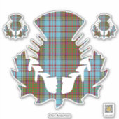 Clan Anderson Thistle Sticker (Vorderseite)