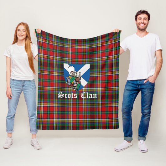 Clan Anderson von Arbrake Tartan Kariert Fleecedecke (Beispiel)