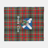 Clan Anderson von Arbrake Tartan Kariert Fleecedecke (Vorderseite (Horizontal))