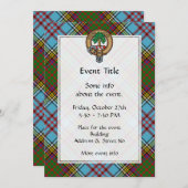 Clan Anderson Wappen Einladung (Vorne/Hinten)