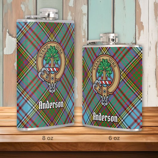Clan Anderson Wappen Flask Flachmann