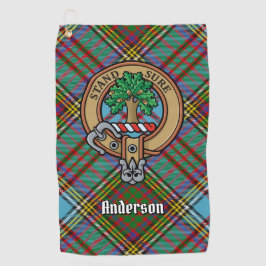 Clan Anderson Wappen Golfhandtuch