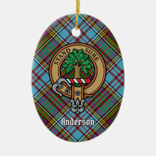 Clan Anderson Wappen Keramik Ornament
