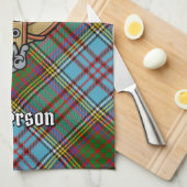 Clan Anderson Wappen Küchentücher (Viertel Falte)