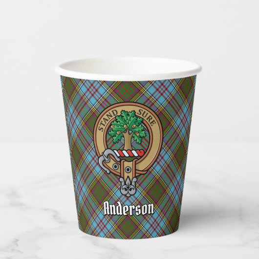 Clan Anderson Wappen Paper Cups Pappbecher (Vorderseite)