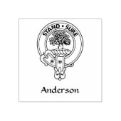 Clan Anderson Wappen Rubber Briefmarke Gummistempel (Prägung)