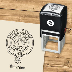 Clan Anderson Wappen Selbstfärbestempel Permastempel