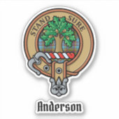 Clan Anderson Wappen Sticker (Vorderseite)