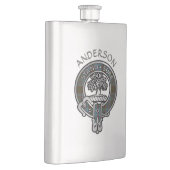 Clan Anderson Wappen & Tartan Flask Flachmann (Rechts)