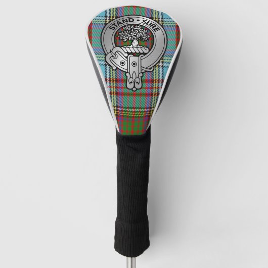 Clan Anderson Wappen & Tartan Golf Headcover (Vorderseite)