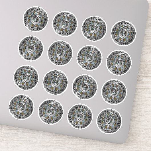 Clan Anderson Wappen & Tartan Knot Aufkleber (Detail)