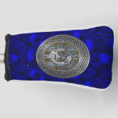 Clan Anderson Wappen & Tartan Knot on Thistle Golf Headcover (Vorderseite)