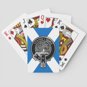 Clan Anderson Wappen & Tartan über Salreifen Bicyc Spielkarten