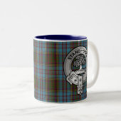 Clan Anderson Wappen & Tartan Zweifarbige Tasse (VorderseiteRechts)