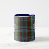 Clan Anderson Wappen & Tartan Zweifarbige Tasse (Mittel)