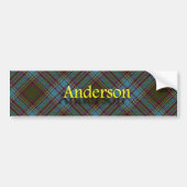 Clan-AndersonScottishTartan Autoaufkleber (Vorne)