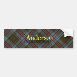 Clan-AndersonScottishTartan Autoaufkleber