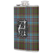 Clan-Andersontartan-alte Schottland-Flasche Flachmann (Links)