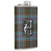 Clan-Andersontartan-alte Schottland-Flasche Flachmann (Rechts)