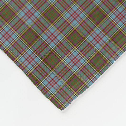 Clan-AndersonTartan Fleecedecke (Ecke)