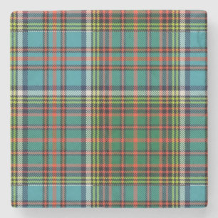 Clan-Andersontartan-karierter SteinUntersetzer