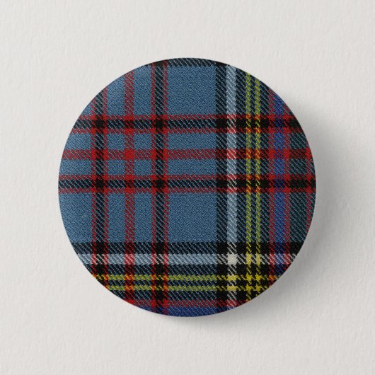 Clan-Andersontartan-Knopf Button (Vorderseite)