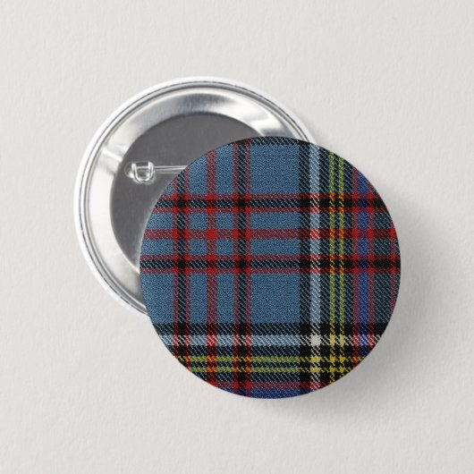 Clan-Andersontartan-Knopf Button (Vorne & Hinten)